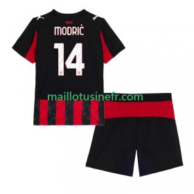 Maillot de Foot AC Milan Luca Modrić 14 Domicile 2025-26 - Enfant